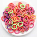 100/200PCS Women Girls Colorful Nylon Elastic Hair Bands - Beauty Accessories Now