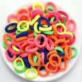 100/200PCS Women Girls Colorful Nylon Elastic Hair Bands - Beauty Accessories Now