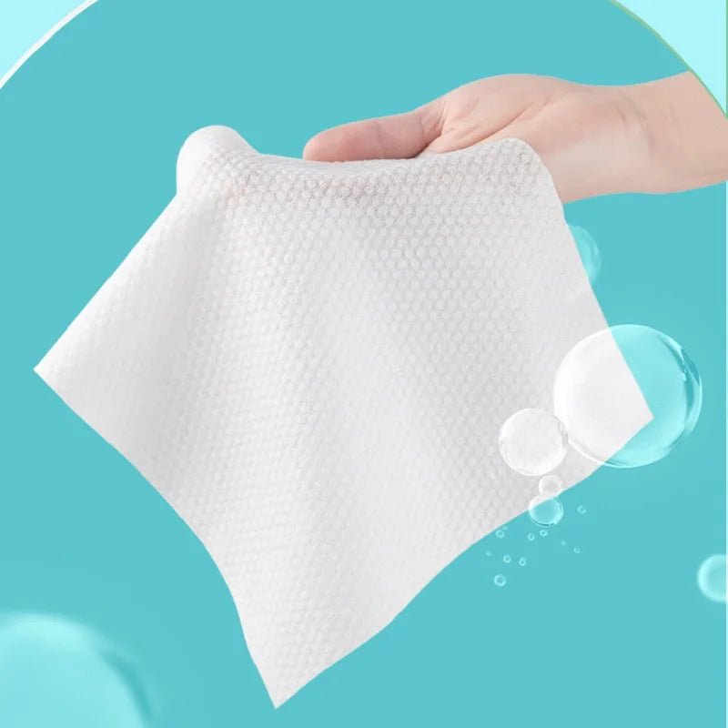 100PCS Disposable Thick 100% Cotton Soft Removing Wipes Dry Cleanser - Beauty Accessories Now