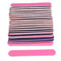 100pcs Double-sided Wood Nail Files - Beauty Accessories Now