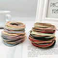 100pcs Hair Elastics Ties Band - Beauty Accessories Now