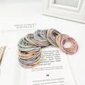 100pcs Hair Elastics Ties Band - Beauty Accessories Now