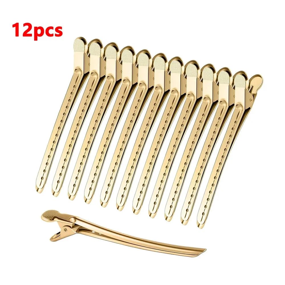 12Pcs Crocodile Leather Hairpin - Beauty Accessories Now