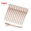 12Pcs Crocodile Leather Hairpin - Beauty Accessories Now