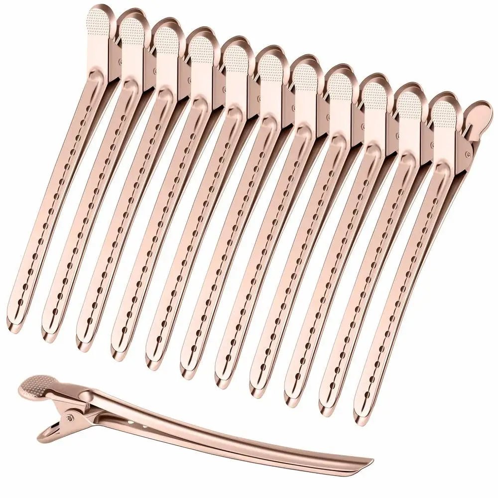 12Pcs Crocodile Leather Hairpin - Beauty Accessories Now