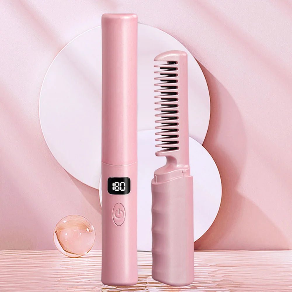 1500mAh USB Heating Hair Straightener - Beauty Accessories Now