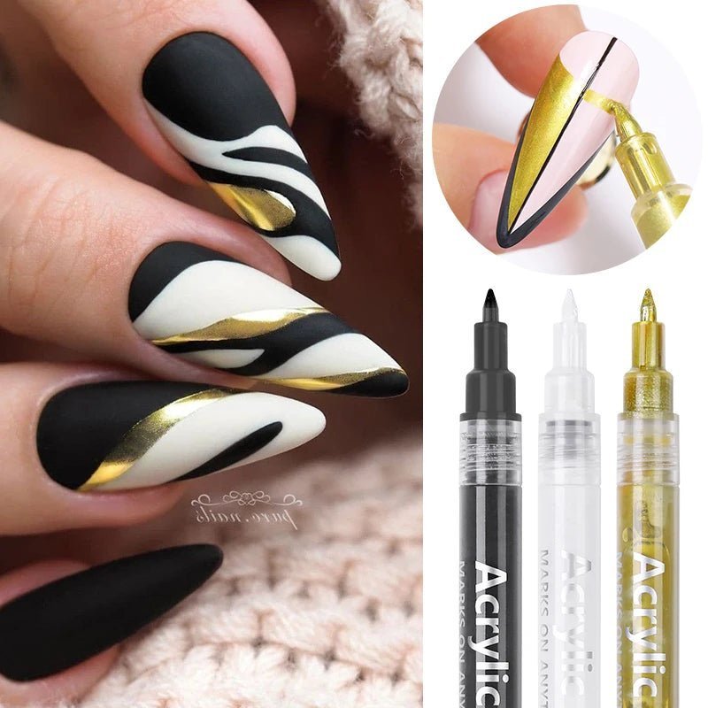 1Set Nail Art Drawing Pen Graffiti Nail - Beauty Accessories Now