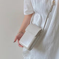 2024 Mini Flap Crossbody Bag: PU Leather, Simple Design - Beauty Accessories Now