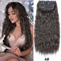 20Inch Synthetic Hair Clip In Long Wavy Thick Hairpieces For Women - Beauty Accessories Now