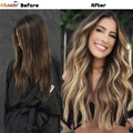 20Inch Synthetic Hair Clip In Long Wavy Thick Hairpieces For Women - Beauty Accessories Now