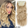 20Inch Synthetic Hair Clip In Long Wavy Thick Hairpieces For Women - Beauty Accessories Now