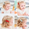 20pcs Solid Ribbon Bowknot Hair Clips - Beauty Accessories Now