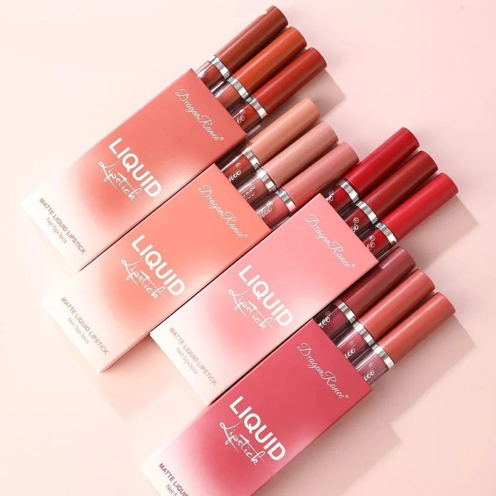 3 PCS Liquid Lipsticks Set - Beauty Accessories Now