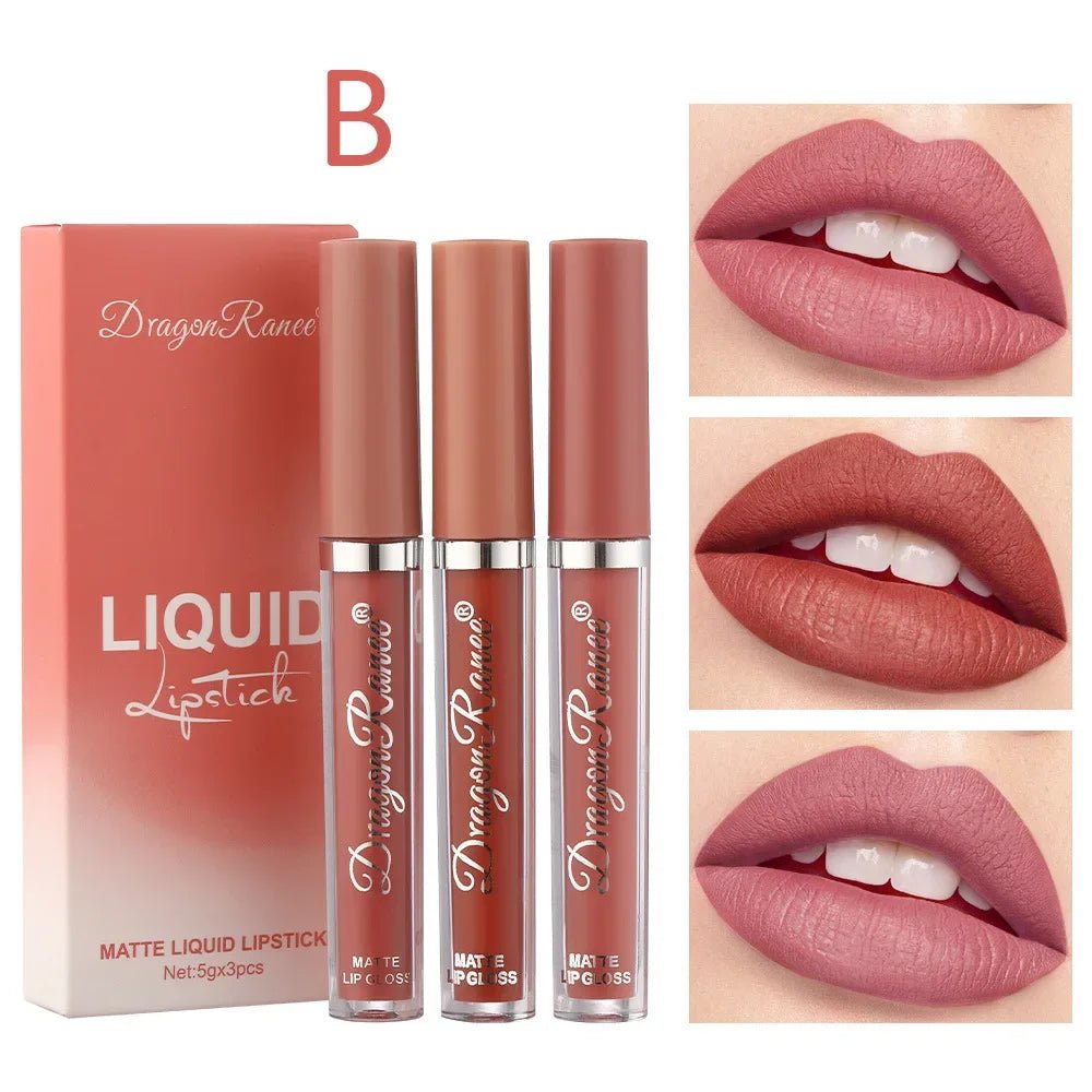 3 PCS Liquid Lipsticks Set - Beauty Accessories Now