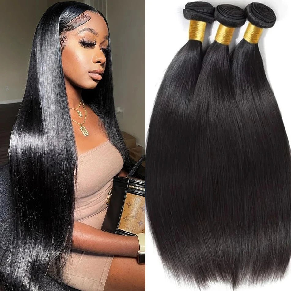 30 Inch Bone Straight Human Hair - Beauty Accessories Now