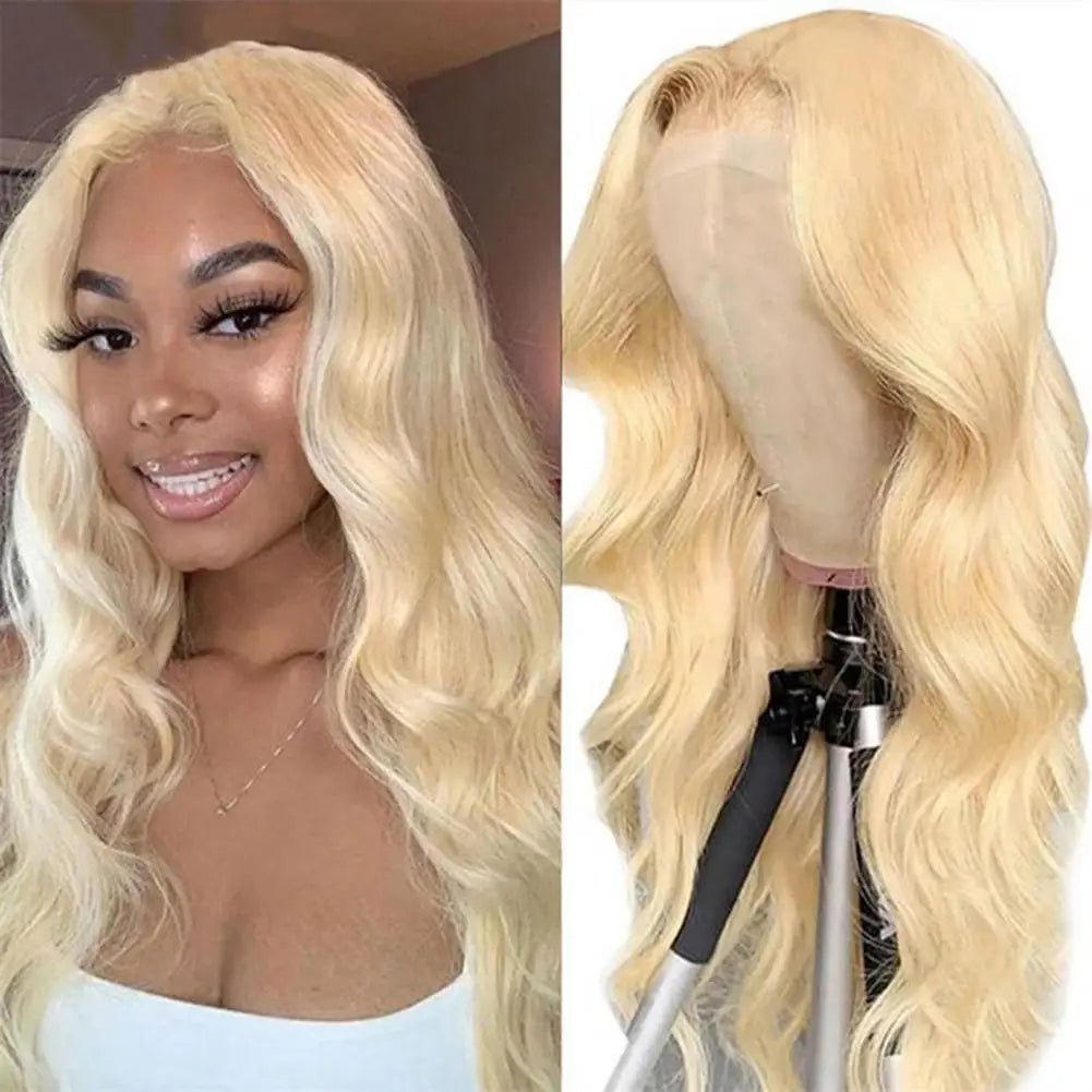 30 Inches Women Long Curly Wig Front Lace Synthetic Hair - Beauty Accessories Now