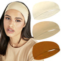 3Pcs Women Headband Solid Twist Cotton Wide Turban - Beauty Accessories Now