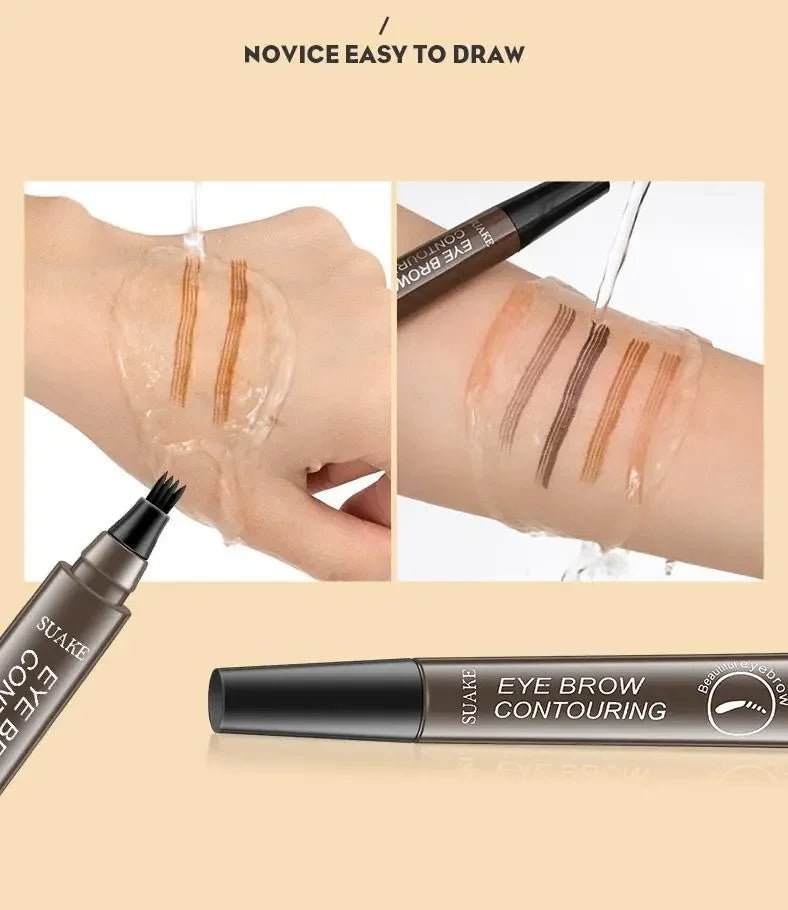 4 Point Eyebrow Pencil Maquillajes Para Mujer Waterproof - Beauty Accessories Now