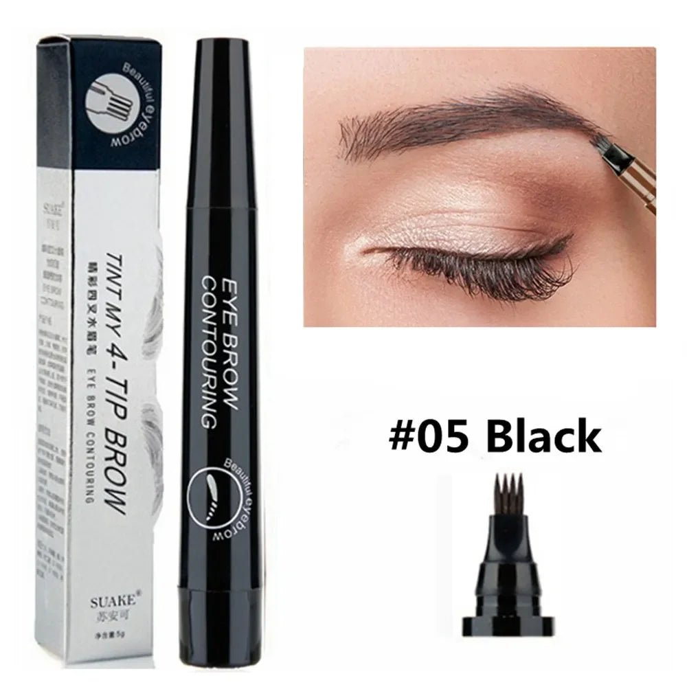 4 Point Eyebrow Pencil Maquillajes Para Mujer Waterproof - Beauty Accessories Now