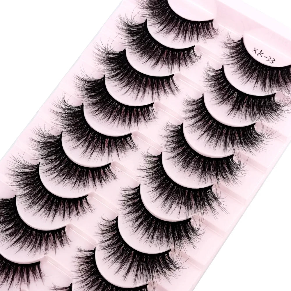 41 Styles 10 pairs natural long 3D mink false eyelashes - Beauty Accessories Now