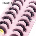 41 Styles 10 pairs natural long 3D mink false eyelashes - Beauty Accessories Now