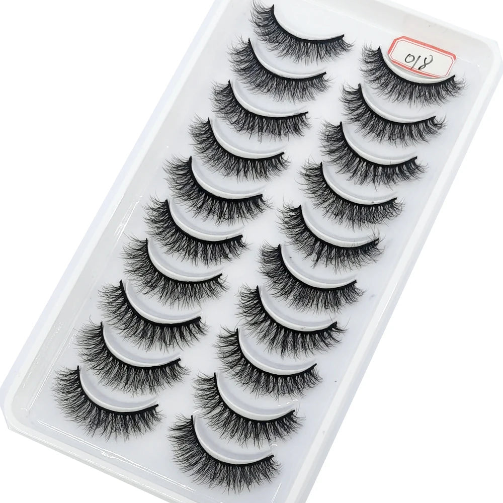 41 Styles 10 pairs natural long 3D mink false eyelashes - Beauty Accessories Now