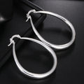 41MM Smooth Circle Big Hoop Earrings For Women - Beauty Accessories Now