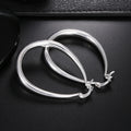 41MM Smooth Circle Big Hoop Earrings For Women - Beauty Accessories Now