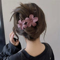 4Pcs flower Hair Clips Matte French Hair Barrette - Beauty Accessories Now