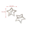 50pcs Sliver Y2K Star BB Hair Clips for Girls - Beauty Accessories Now