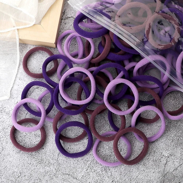 50Pcs Women Girl Mixed Colors Hair Bands - Beauty Accessories Now