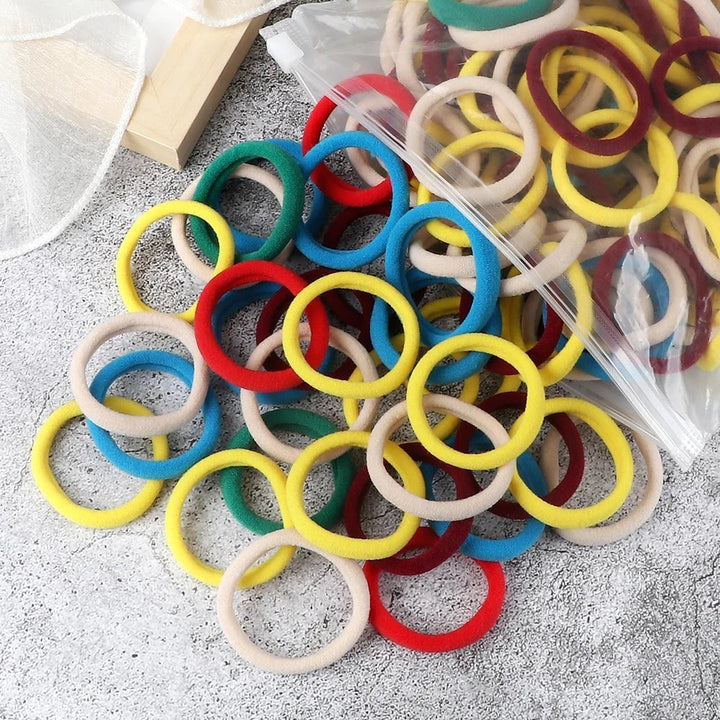 50Pcs Women Girl Mixed Colors Hair Bands - Beauty Accessories Now