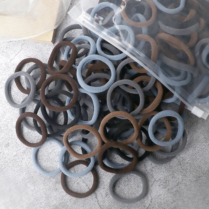 50Pcs Women Girl Mixed Colors Hair Bands - Beauty Accessories Now