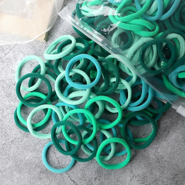 50Pcs Women Girl Mixed Colors Hair Bands - Beauty Accessories Now