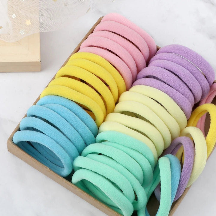 50Pcs Women Girl Mixed Colors Hair Bands - Beauty Accessories Now