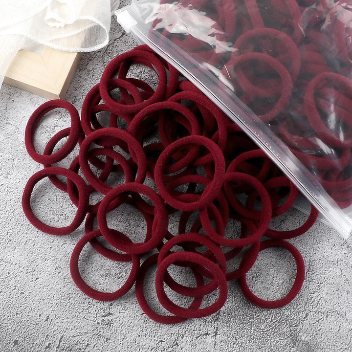 50Pcs Women Girl Mixed Colors Hair Bands - Beauty Accessories Now