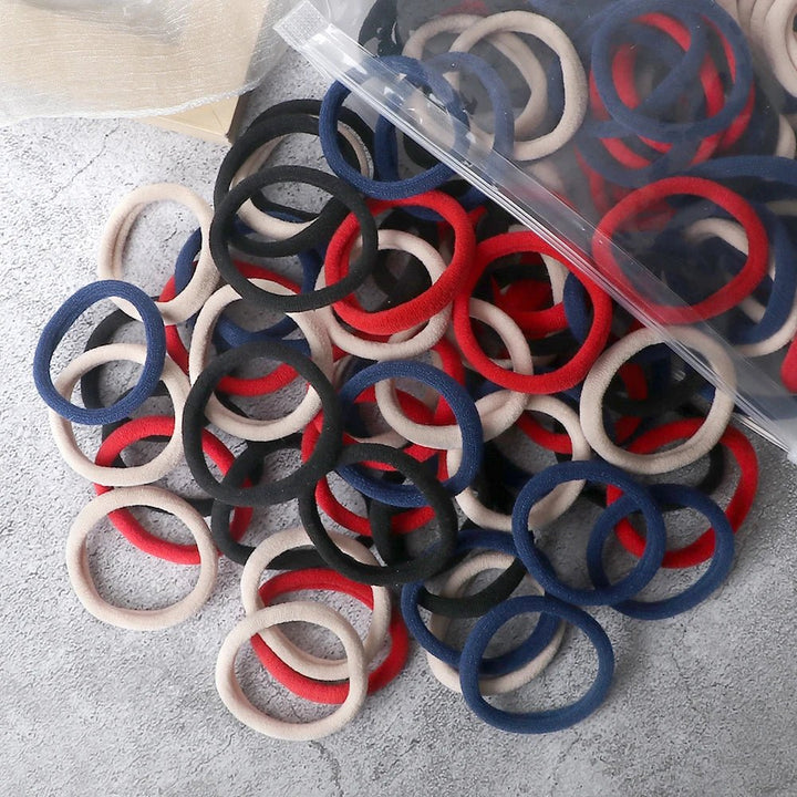 50Pcs Women Girl Mixed Colors Hair Bands - Beauty Accessories Now