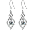 925 Sterling Silver Crystal Zircon Earrings - Beauty Accessories Now