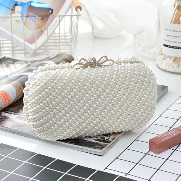 Elegant Pearl Clutch