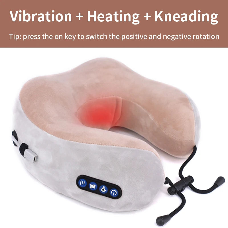 Electric Neck Massager U-shaped PillowSpecifications:
Size: MediumMaterial: Cotton, AbsApplication: NeckItem Type: Massage &amp; RelaxationBeauty Accessories NowBeauty Accessories NowElectric Neck Massager