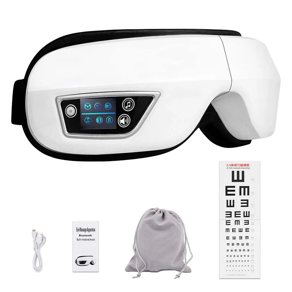 Eye Massager 6D Smart Airbag Vibration Eye CareSpecifications:
Size: MediumMaterial: Abs &amp; TprApplication: EyesItem Type: Massage &amp; RelaxationCharging Time: 5 HoursWorking Time: 15 Minutes / Each TimeInpuBeauty Accessories NowBeauty Accessories NowEye Massager 6D Smart Airbag Vibration Eye Care