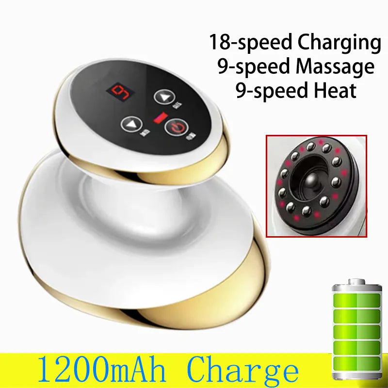 Home Electric Guasha Scraping Massage CuppingSpecifications;
Item Type: Massage &amp; RelaxationApplication: BodyMaterial: AbsChoice: YesBeauty Accessories NowBeauty Accessories NowHome Electric Guasha Scraping Massage Cupping