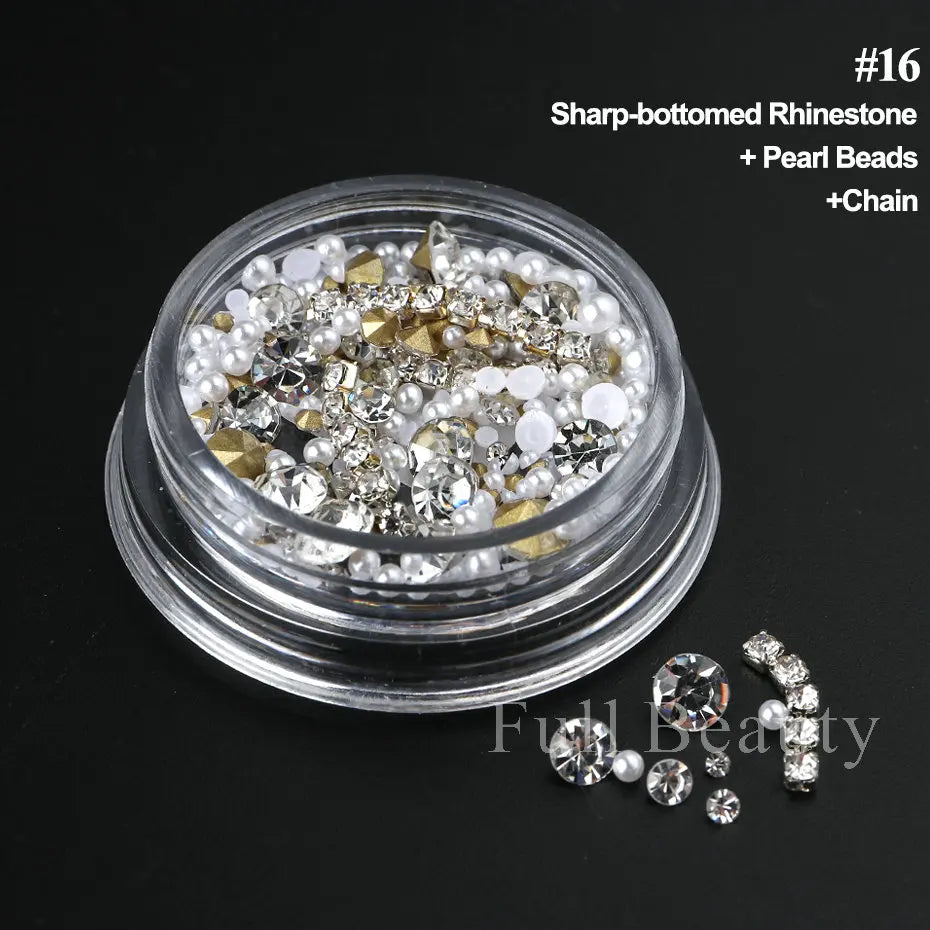 Mixed Mini Nail Rhinestones Flat Back Crystal StonesSpecifications:
Material: AcrylicQuantity: 1 BoxItem Type: Rhinestone &amp; DecorationWeight: 8-12g With BoxNail Inspiration: Nail Art 2023 NewItem: Mixed Glitter NaBeauty Accessories NowBeauty Accessories NowMixed Mini Nail Rhinestones Flat Back Crystal Stones