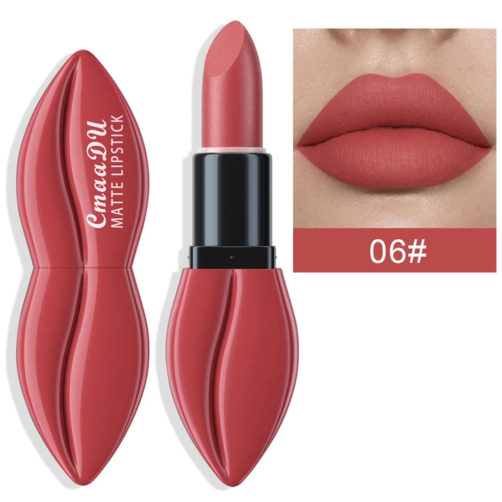 Waterproof Big Mouth Nude Matte LipsticksSpecifications:
Type: LipstickBenefit: Easy to WearFeature: Waterproof Big Mouth Nude Matte LipstickFeature 1: Long Lasting Lip StickFeature 2: Not Fading Sexy Red VBeauty Accessories NowBeauty Accessories NowWaterproof Big Mouth Nude Matte Lipsticks