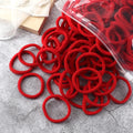 50Pcs Women Girl Mixed Colors Hair Bands - Beauty Accessories Now