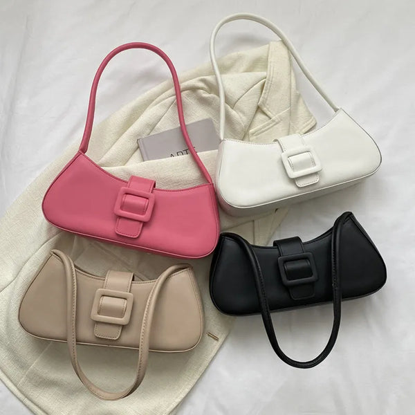 Artificial Leather Underarm Bag