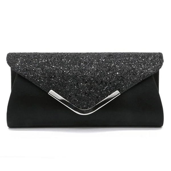 Glitter Envelope Style Evening Party Clutch