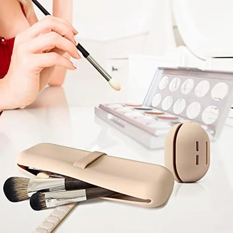 travel makeup brush holder