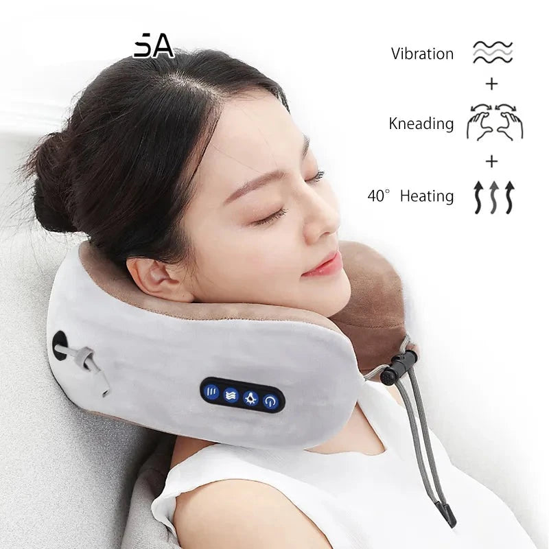 Electric Neck Massager U-shaped PillowSpecifications:
Size: MediumMaterial: Cotton, AbsApplication: NeckItem Type: Massage &amp; RelaxationBeauty Accessories NowBeauty Accessories NowElectric Neck Massager