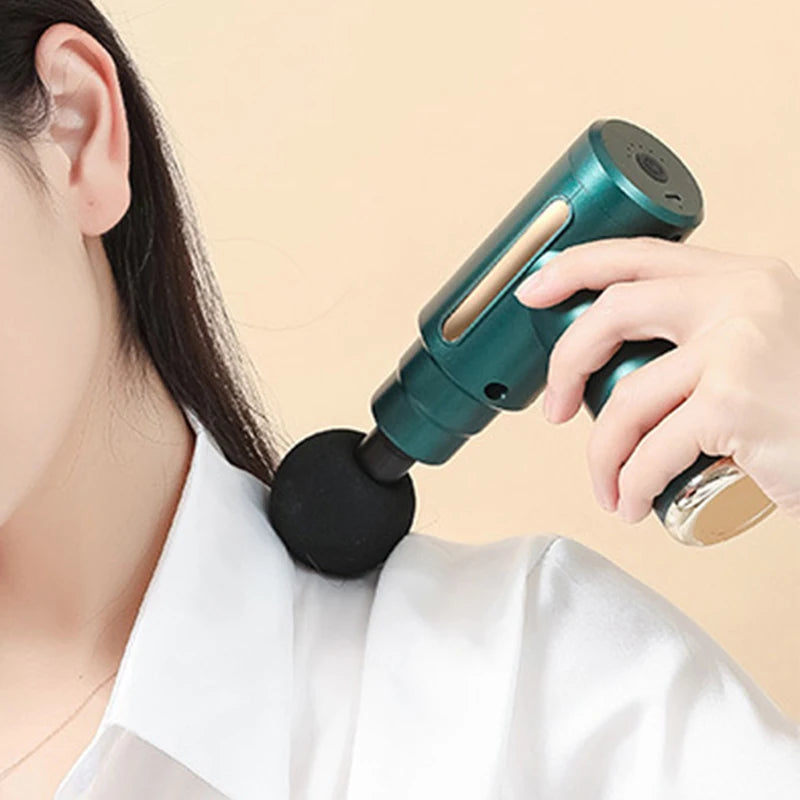 Fascia Gun Muscle Relaxation MassagerSpecifications:
Item Type: Massage &amp; RelaxationApplication: BodyMaterial: AbsChoice: YesBeauty Accessories NowBeauty Accessories NowFascia Gun Muscle Relaxation Massager